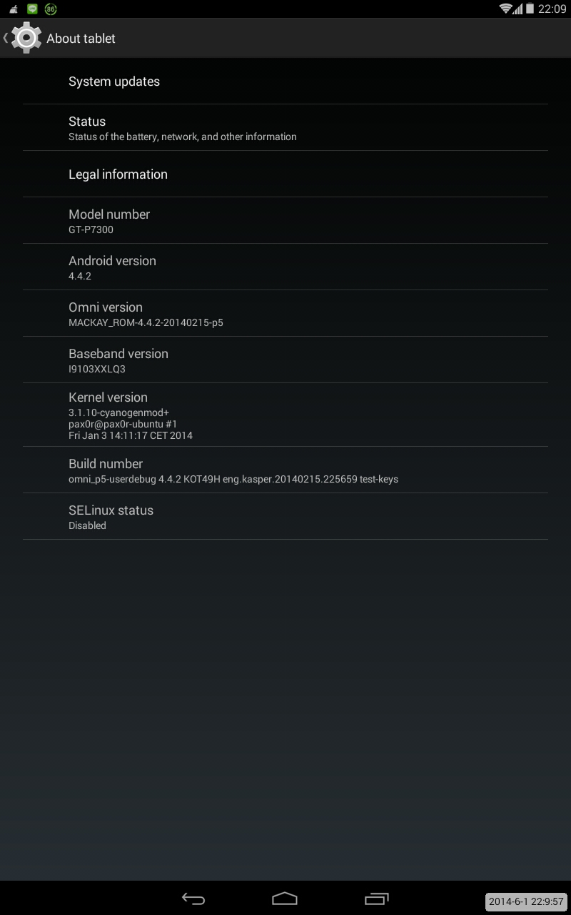 Android KITKAT 442 Custom Rom Omni Mackay For Samsung GT